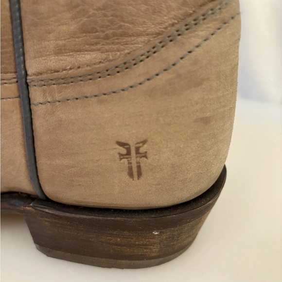 Fyre Women's Leather Boots Size 7B Grey Brown Color Made In Mexico - Picture 5 of 8